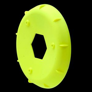 HEXlite 1/10 Buggy Rear Wheel Stiffener, Yellow (2)