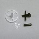 Lower Rotor Head, Outer Shaft, Gear & Washer Set