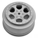 "Trinidad" Silver Short Course Wheels for Ten-SCTE, Front/Rear (2)