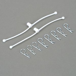 Body Klip Retainer, White (2)
