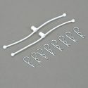 Body Klip Retainer, White (2)