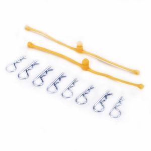 Body Klip Retainer, Yellow (2)