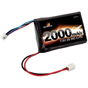 7.4V 2000mAh 2S 20C LiPo Battery Pack