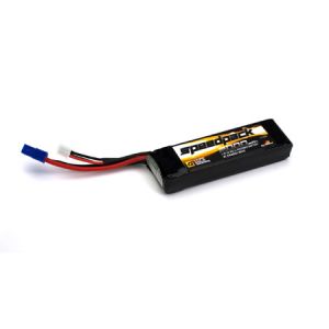 7.4V 2000mAh 2S 30C LiPo Battery Pack, EC3 Connector