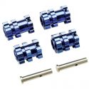 Aluminum 17mm Wheel Adapters, Blue