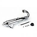 053 Mid Range Inline Exhaust System, Polished, 1/8