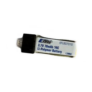 3.7V 70mAh 1S 14C LiPo Battery