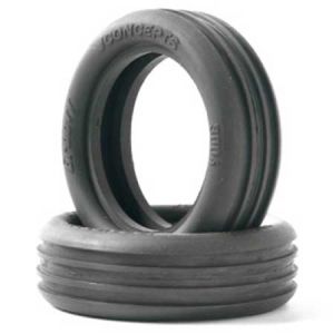 Front Groovy Tire, 2.2 2WD Buggy Green (2)