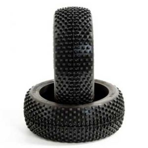 1/8 Crowbars Buggy Tire, Yellow w/Inserts (2)