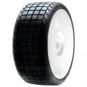 Losi 1/8 DLM2 Tire, Mounted on White Wheel (2)