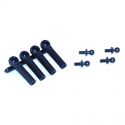Ball Studs w/Rod Ends, 4-40 x 3/16" (4)