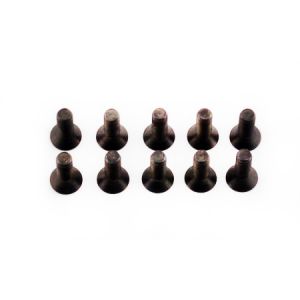 Screws, 4mm x 12mm Flat Head (10)