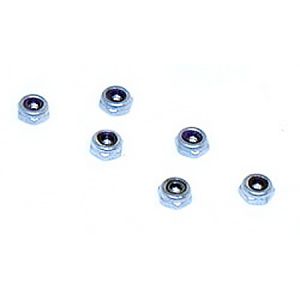 Lock Nut, 4-40 Low Profile Aluminum (6)