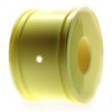 Losi Standard Truggy Dish Wheel, Yellow, 17mm (4)