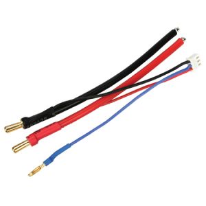 4mm Bullet LiPo Balance Adapter Harness, JST-XH