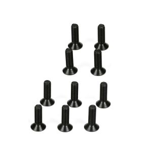 Flat Head Screws, M3x10mm (10)