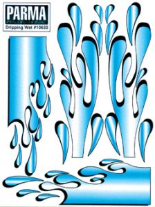 Dripping Wet, 6" x 8" Decal