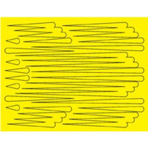 Scallops Design Paint Mask - 8.5" x 11"