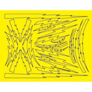 Lightning Design Paint Mask - 8.5" x 11"