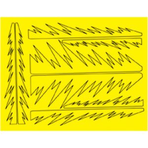 Spikes Design Paint Mask 8.5" x 11"