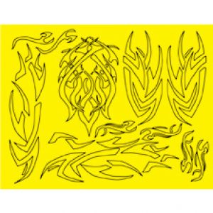 Inca Design Paint Mask 8.5" x 11"