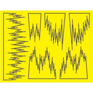 Slash Design Paint Mask, 8.5" x 11"