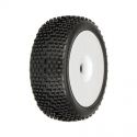 Pro-Line Bow Tie Tire, M2 on V2 Wheel, White (2)