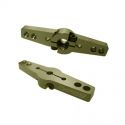 Aluminum Pro Adjustable Double Arm Futaba Servo Horn, Hard Anodized (1)