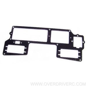 Radio Tray Plate, Carbon Fiber