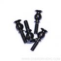 Steering Link/Turnbuckle Pivot Ball Set, 6mm (4)