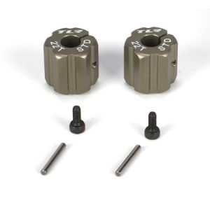 22T Aluminum Rear Hex Set, Standard Width