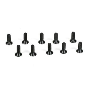 Flat Head Screws, M2x6mm (10)