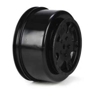 22SCT Wheels, Black (2)