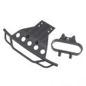Bumper & Bumper Mount, Black, Front