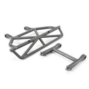 Bumper & Bumper Mount, Black, Rear