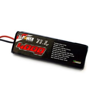 11.1V 4000mAh 3S 20C LiPo Battery Pack