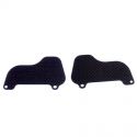 Carbon Fiber Rear Wheel Mud Guard, Black (2)